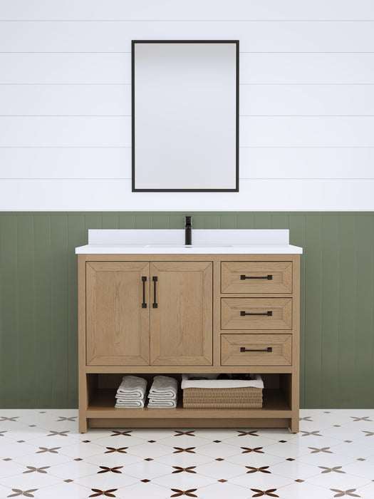 Venice 42" Modern Single Bathroom Vanity