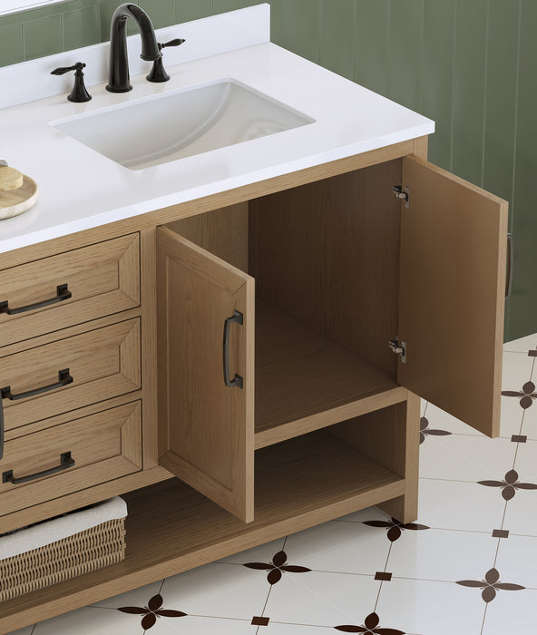 Venice 72" Modern Double Bathroom Vanity