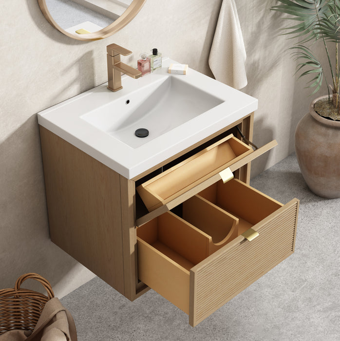 Hermosa 24" Oak Gray Bathroom Vanity