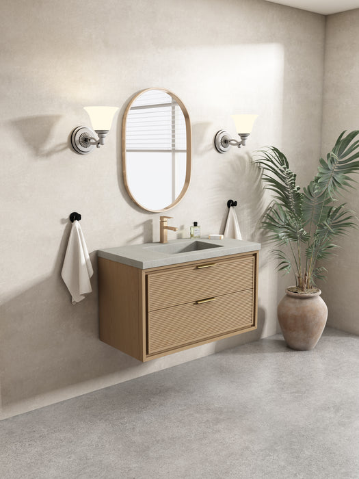 Hermosa 36" Oak Gray Bathroom Vanity