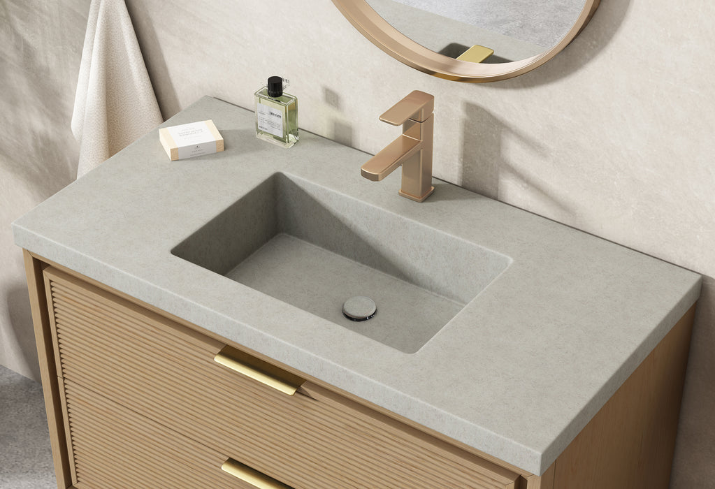 Hermosa 36" Oak Gray Bathroom Vanity