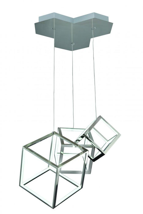 LED Chandelier Nickel