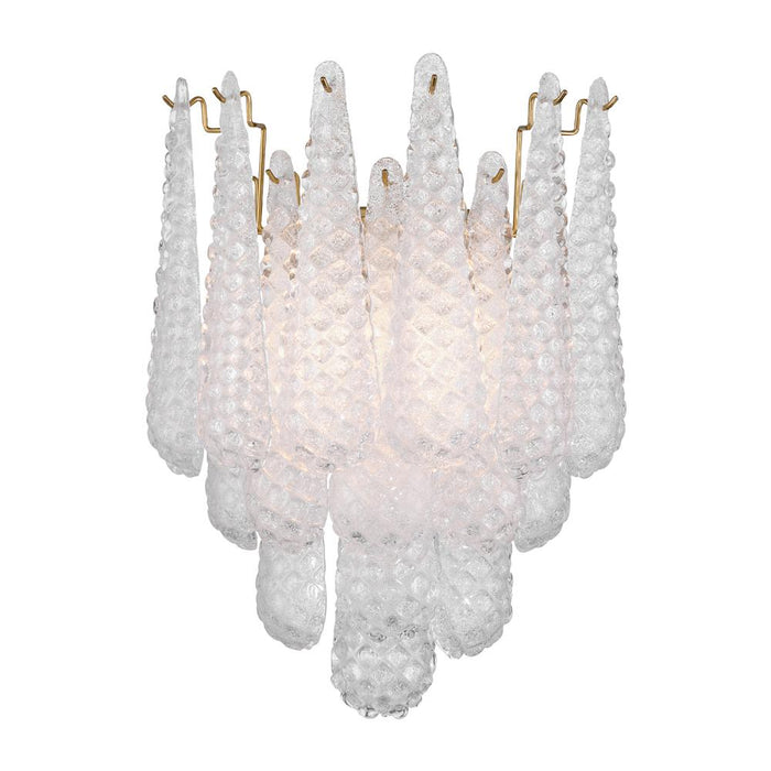 Ollie 2 Light Aged Brass Sconce