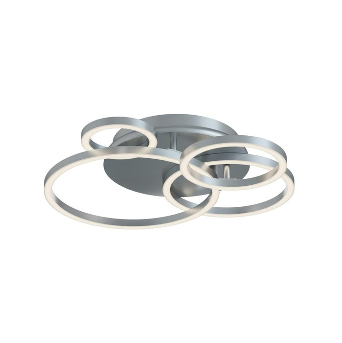 Orbit 18'' LED Semi Flush Mount, 120V, 38W, 5 CCT, SN