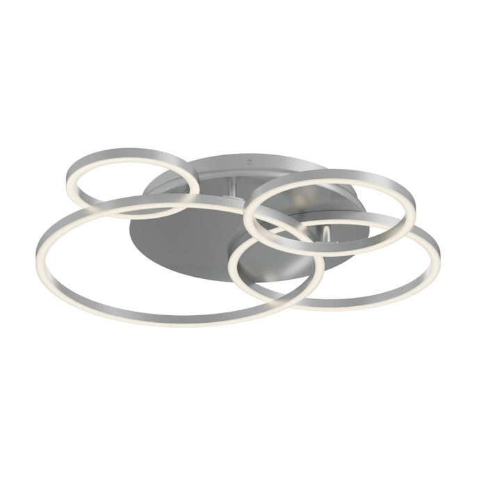 Orbit 24'' LED Semi Flush Mount, 120V, 57W, 5 CCT, SN