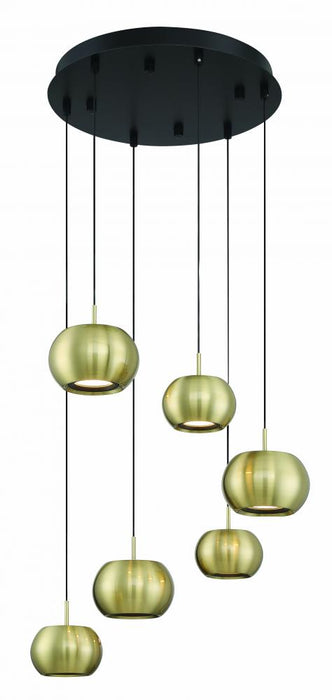 Halo – 6 Light LED Pan Pendant