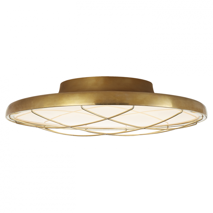 Dot 13" Caged Flush Mount
