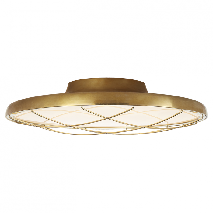 Dot 16" Caged Flush Mount