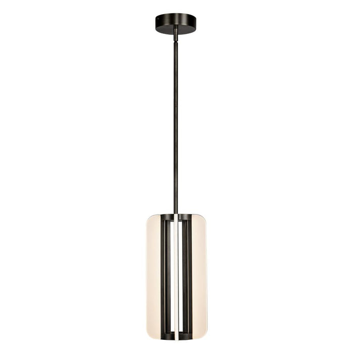 Anders 7-in Urban Bronze LED Pendant