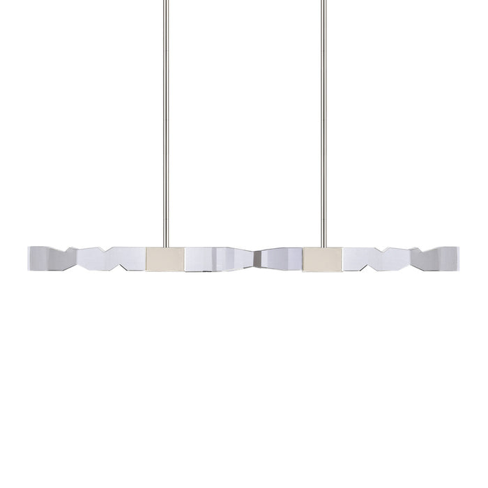 Mamadim 49" LED 4-Light, 2"x2" Crystal Linear in Polished Nickel