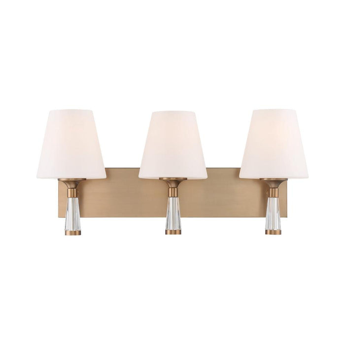 Ramsey 3 Light Vibrant Gold Bathroom Vanity