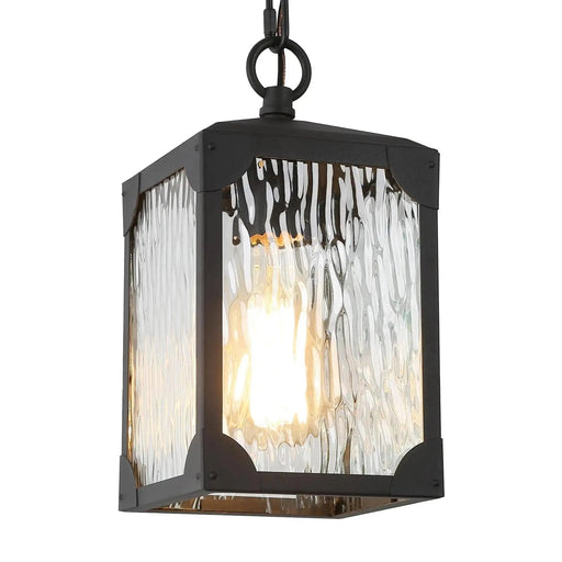 Yalumba 1-Light Mini Black Outdoor Pendant Light