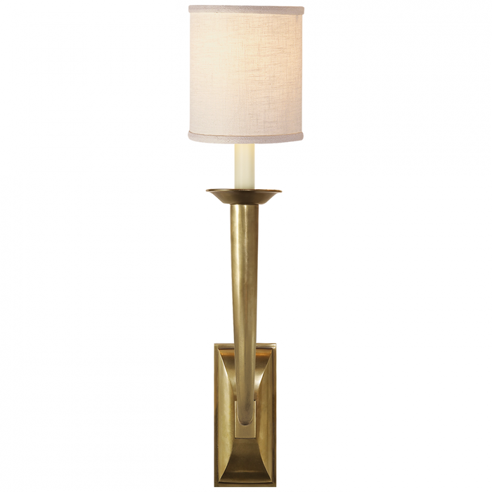 French Deco Horn Sconce