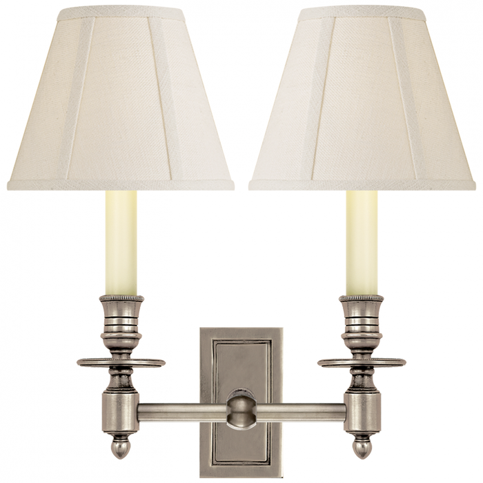 French Double Library Sconce