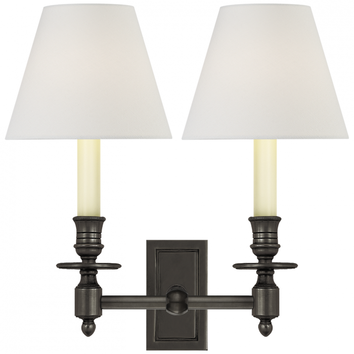 French Double Library Sconce