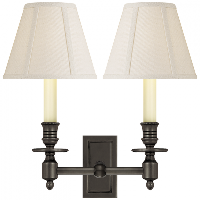 French Double Library Sconce