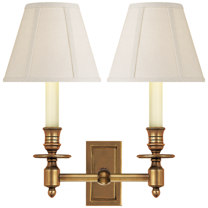 French Double Library Sconce