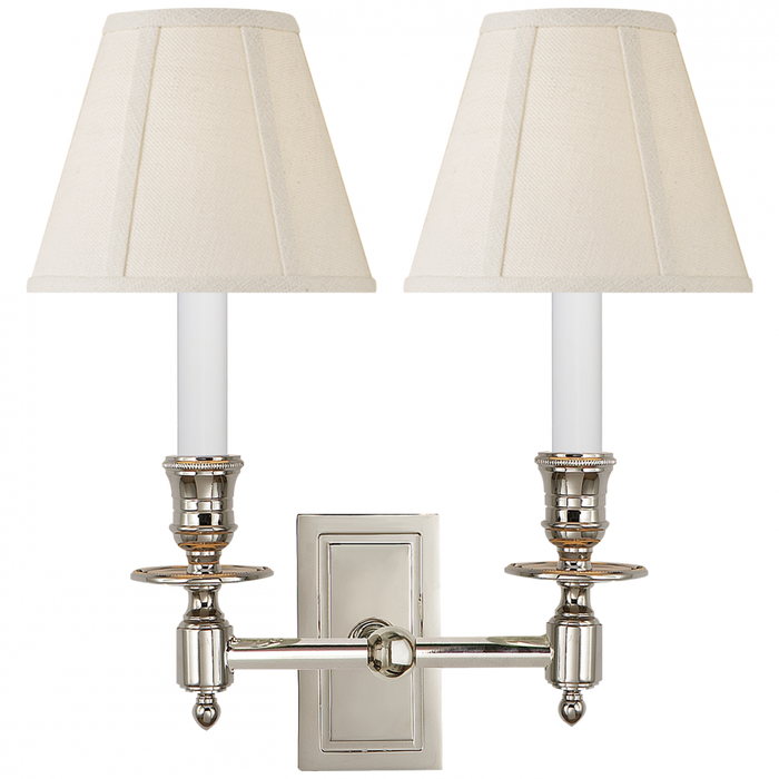 French Double Library Sconce