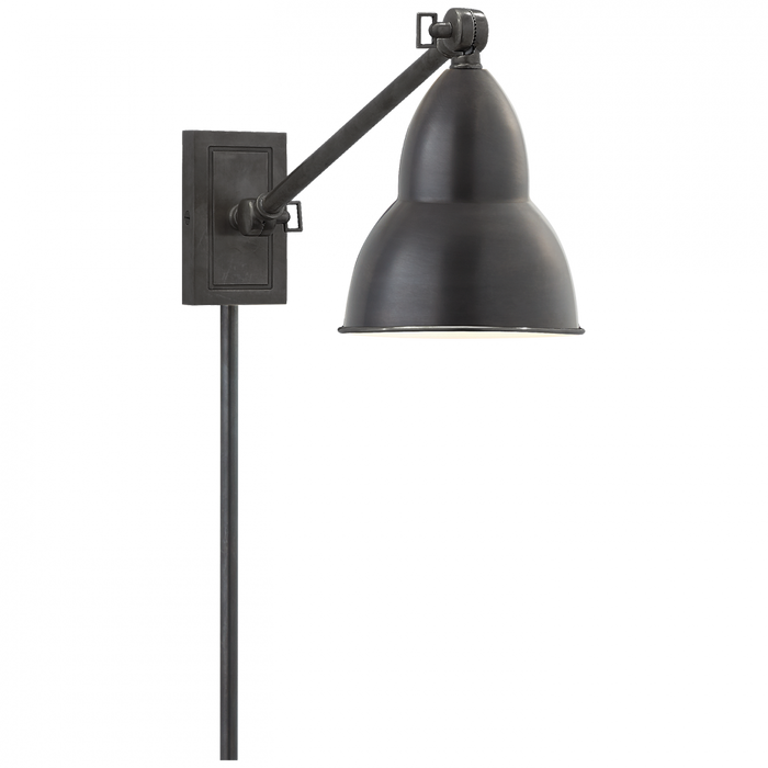 French Library Single Arm Wall Lamp