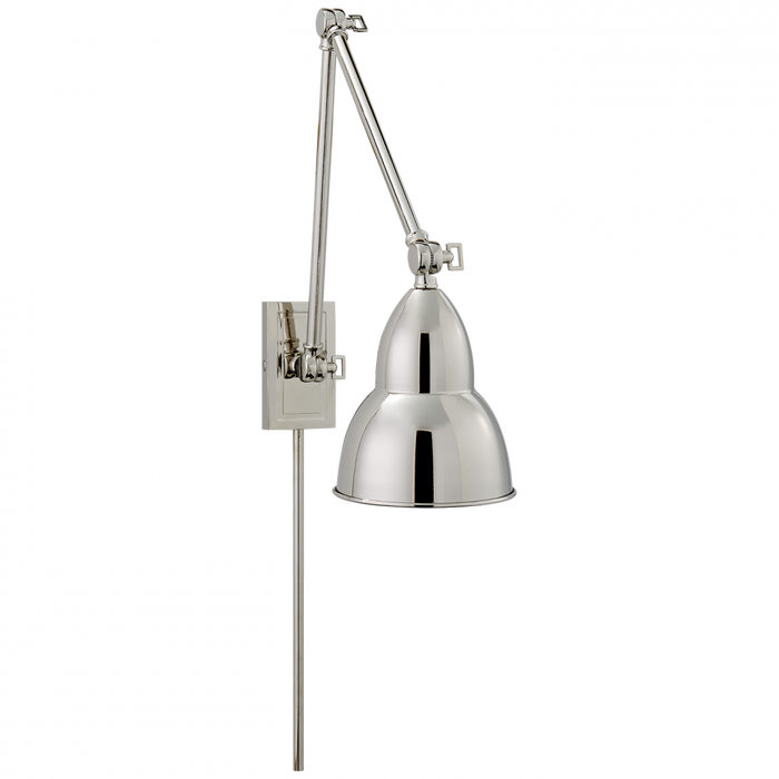 French Library Double Arm Wall Lamp