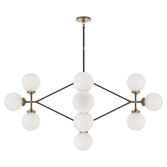 Bistro Four Arm Chandelier
