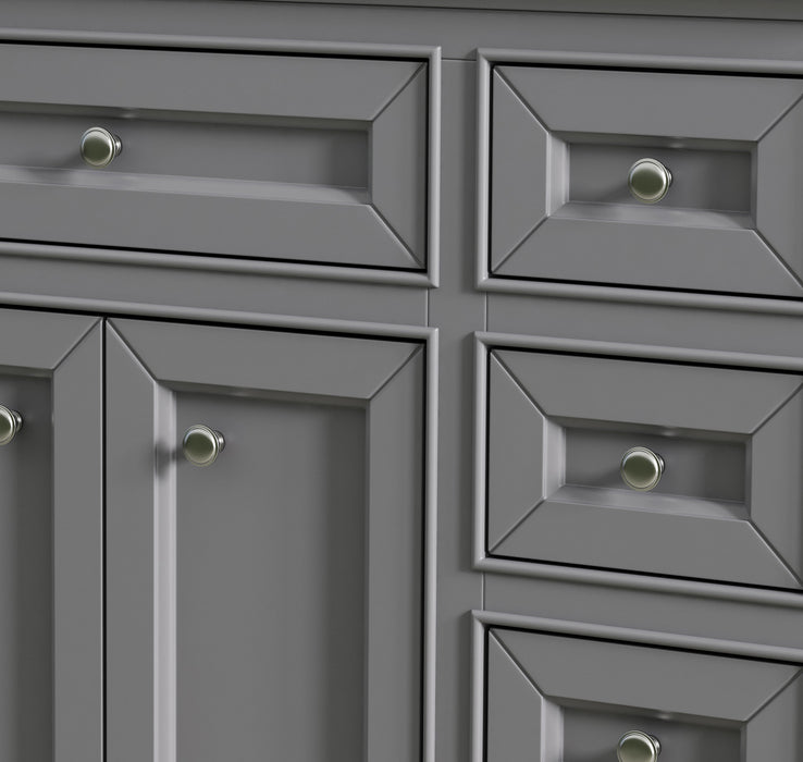 South Bay 43" Gray Single Bathroom Vanity