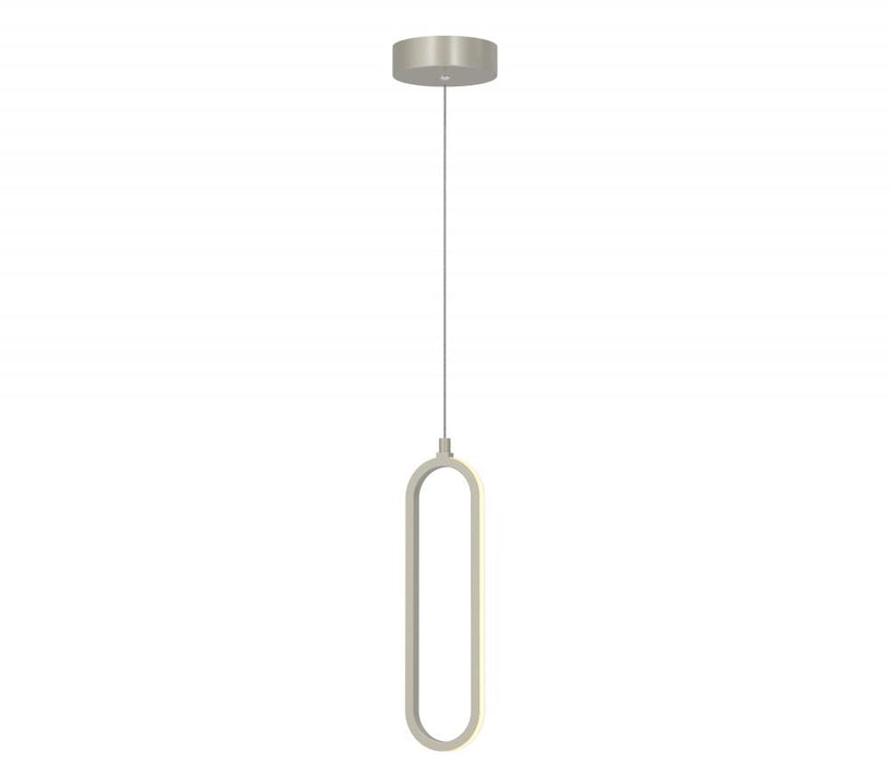 Sienna 12'' LED Pendant 10W 120V NP