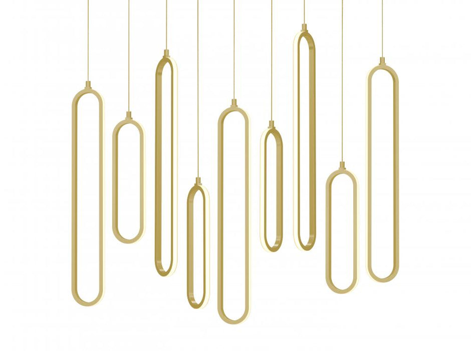 Sienna 36'' LED Linear Pendant 135W,5 CCT,GD