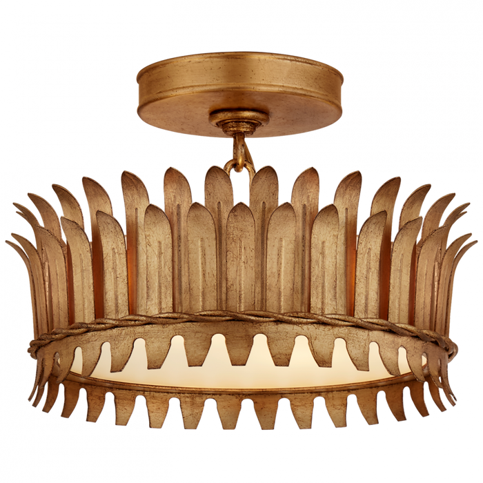 Leslie 12" Semi-Flush