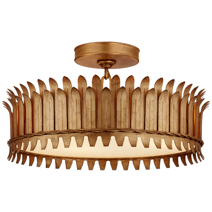 Leslie 16" Semi-Flush