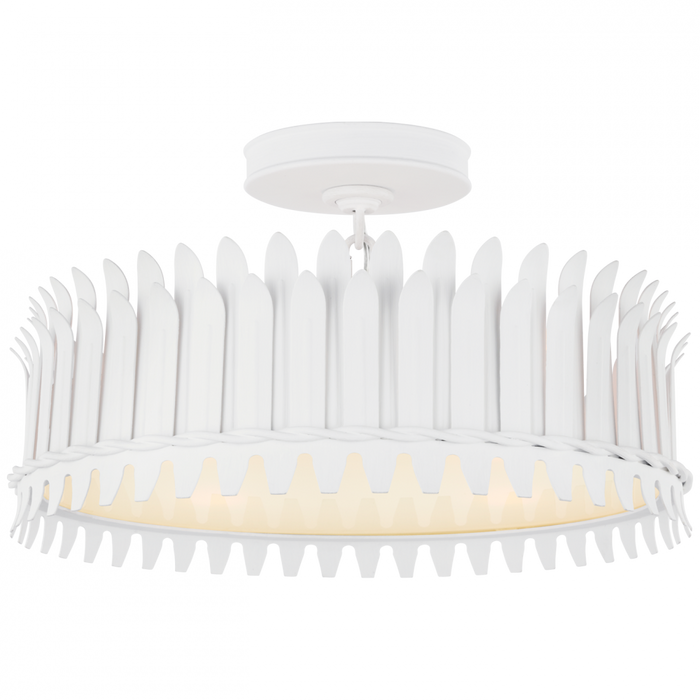 Leslie 16" Semi-Flush