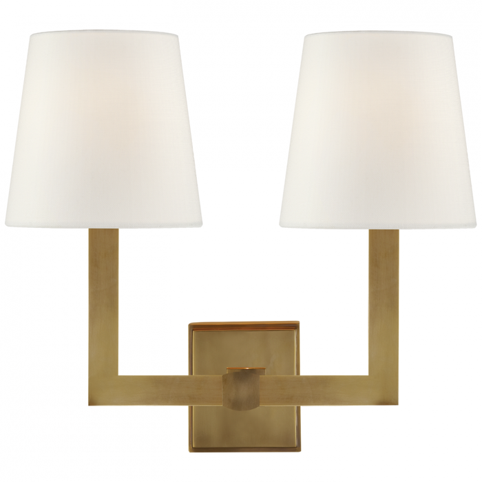 Square Tube Double Sconce