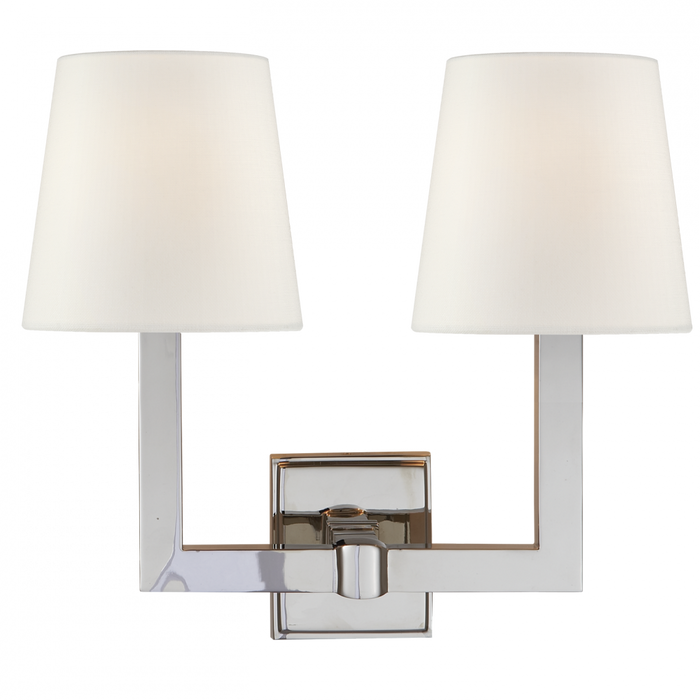 Square Tube Double Sconce
