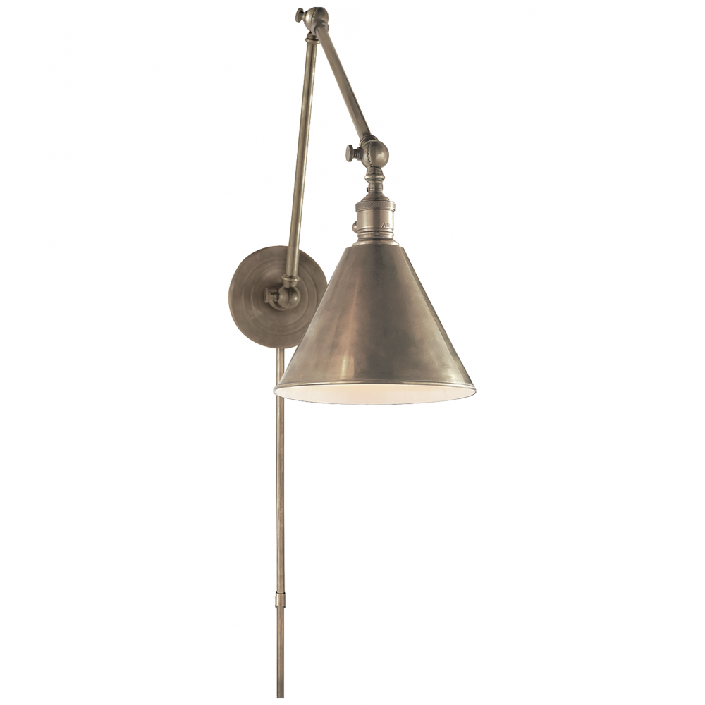 Boston Functional Double Arm Library Light — Belles Lighting