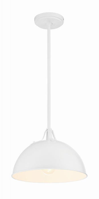 Soto 1 Light White Mini Pendant