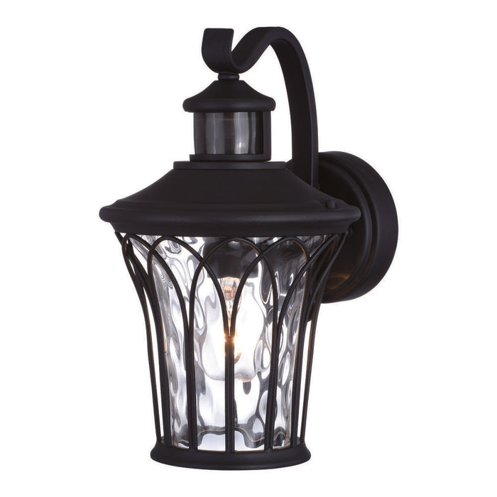 Abigail Dualux 7.5-in. Outdoor Motion Sensor Wall Light Textured Black