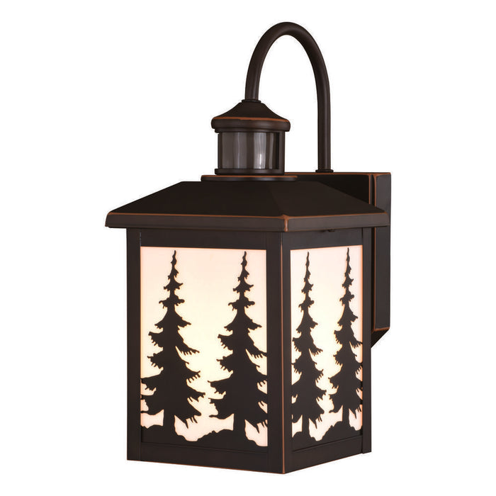 Yosemite Dualux 7-in. Outdoor Motion Sensor Wall Light Burnished Bronze