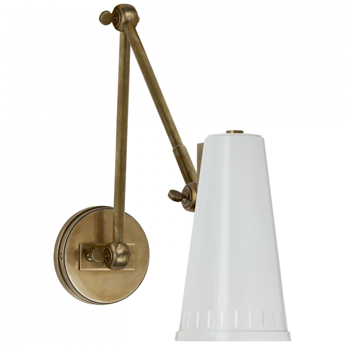 Antonio Adjustable Two Arm Wall Lamp