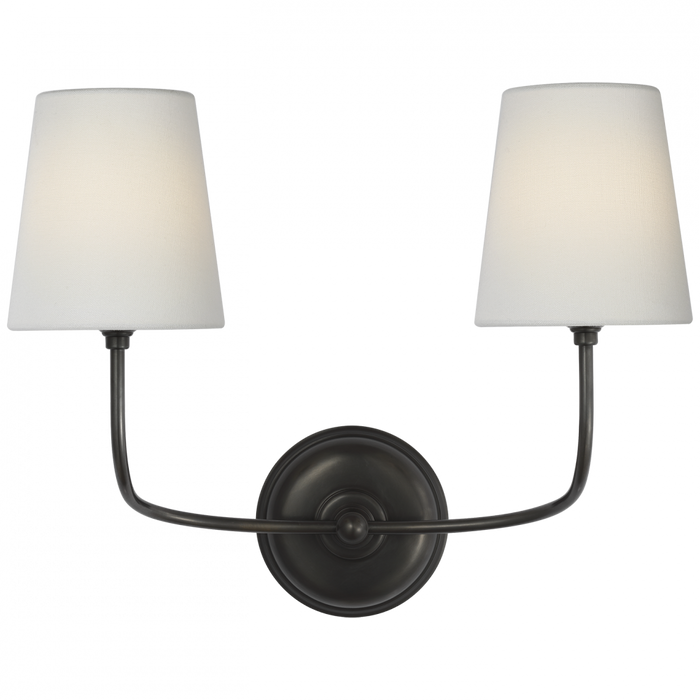 Vendome 16" Cordless Double Sconce