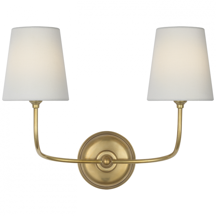 Vendome 16" Cordless Double Sconce