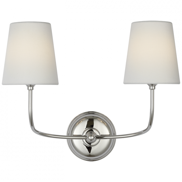 Vendome 16" Cordless Double Sconce