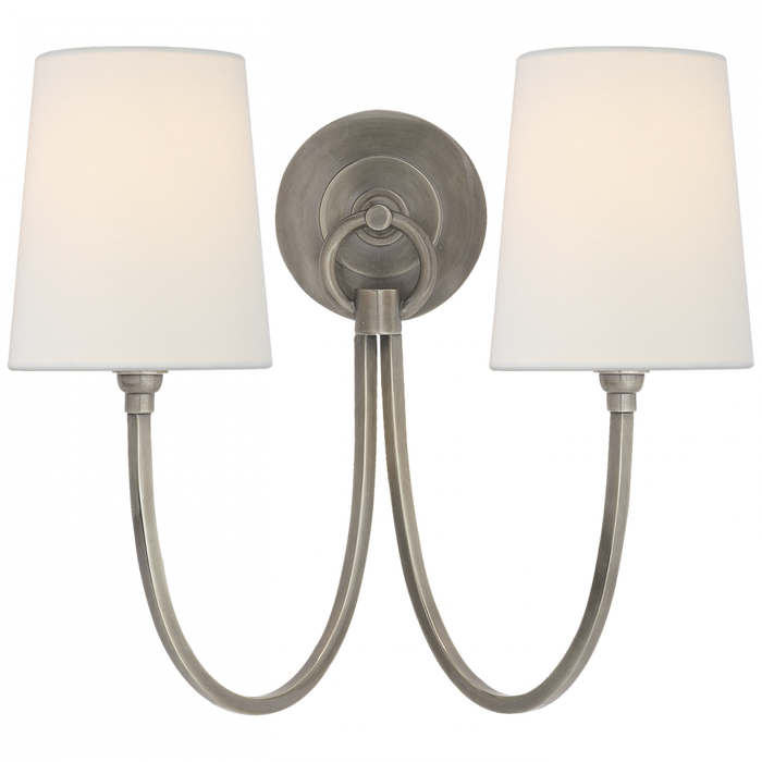 Reed Double Sconce