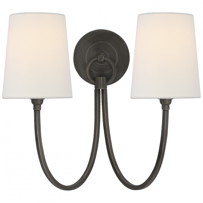 Reed Double Sconce