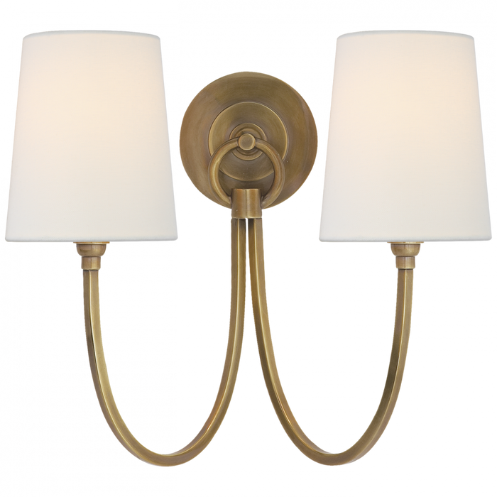 Reed Double Sconce