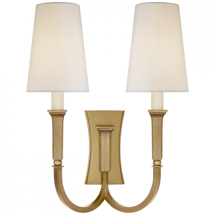 Delphia Large Double Arm Sconce