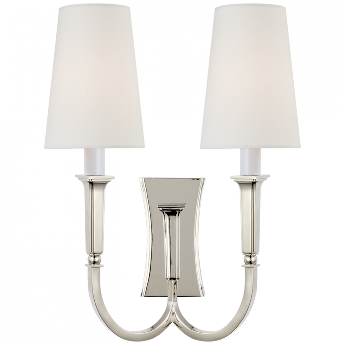 Delphia Large Double Arm Sconce
