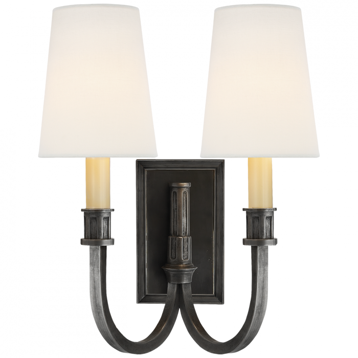 Modern Library Double Sconce