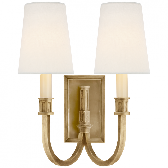 Modern Library Double Sconce