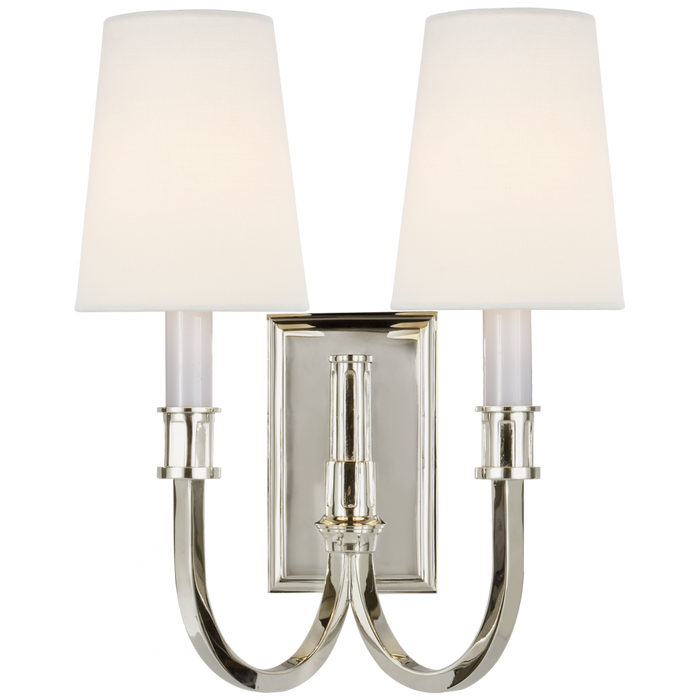 Modern Library Double Sconce