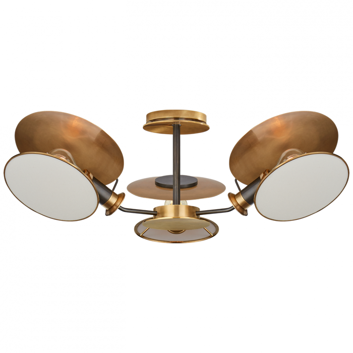 Osiris Medium Reflector Semi-Flush Mount